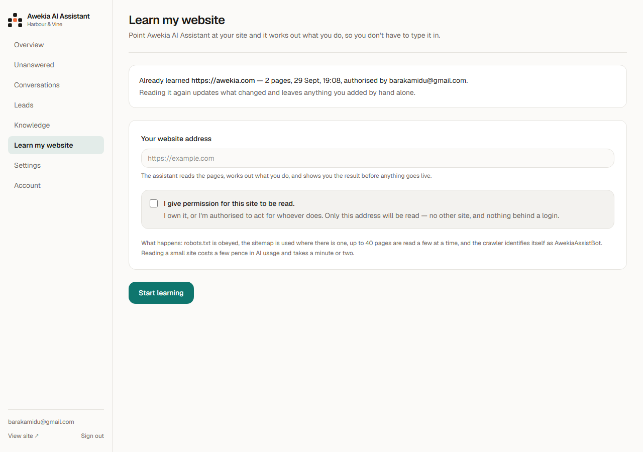 Awekia AI Assistant screenshot 3