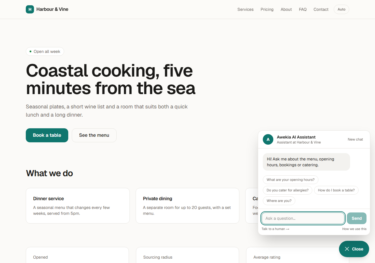 Awekia AI Assistant screenshot 1